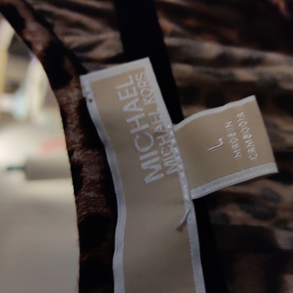 NWT Leopard print Michael Kors women's blouse - Picture 6 of 7